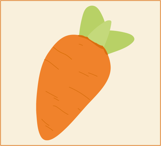 illustraties van een wortel